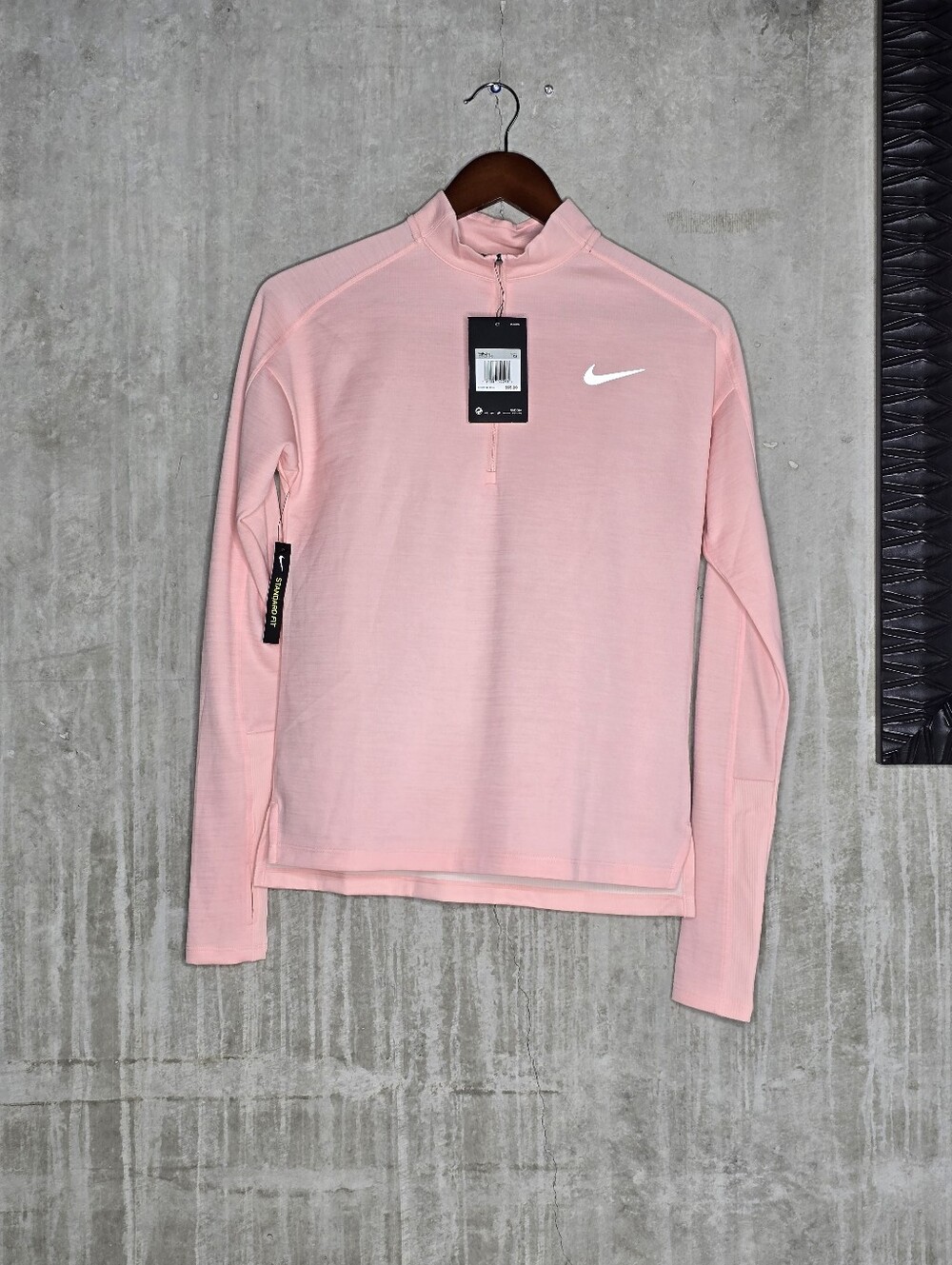 Nike Pink Half-Zip Performance Pullover Dry Fit Size XS